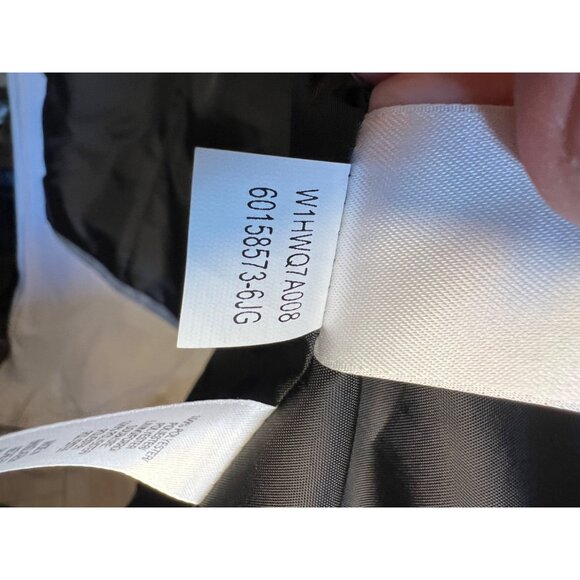 Jones studio separate gray 18 W blazer long sleeve 1 button pocket collar - Picture 11 of 13